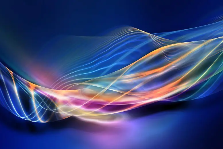 Abstract Physics Light Waves Evolution