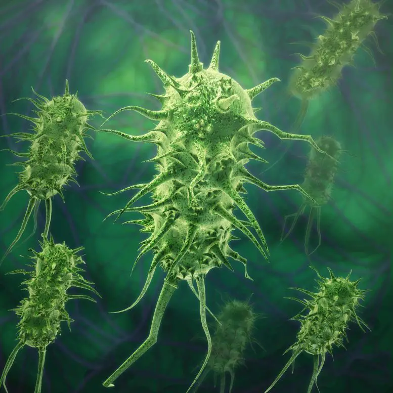 Green Bacteria Virus
