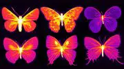 Infrared Butterfly Images